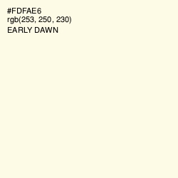 #FDFAE6 - Early Dawn Color Image